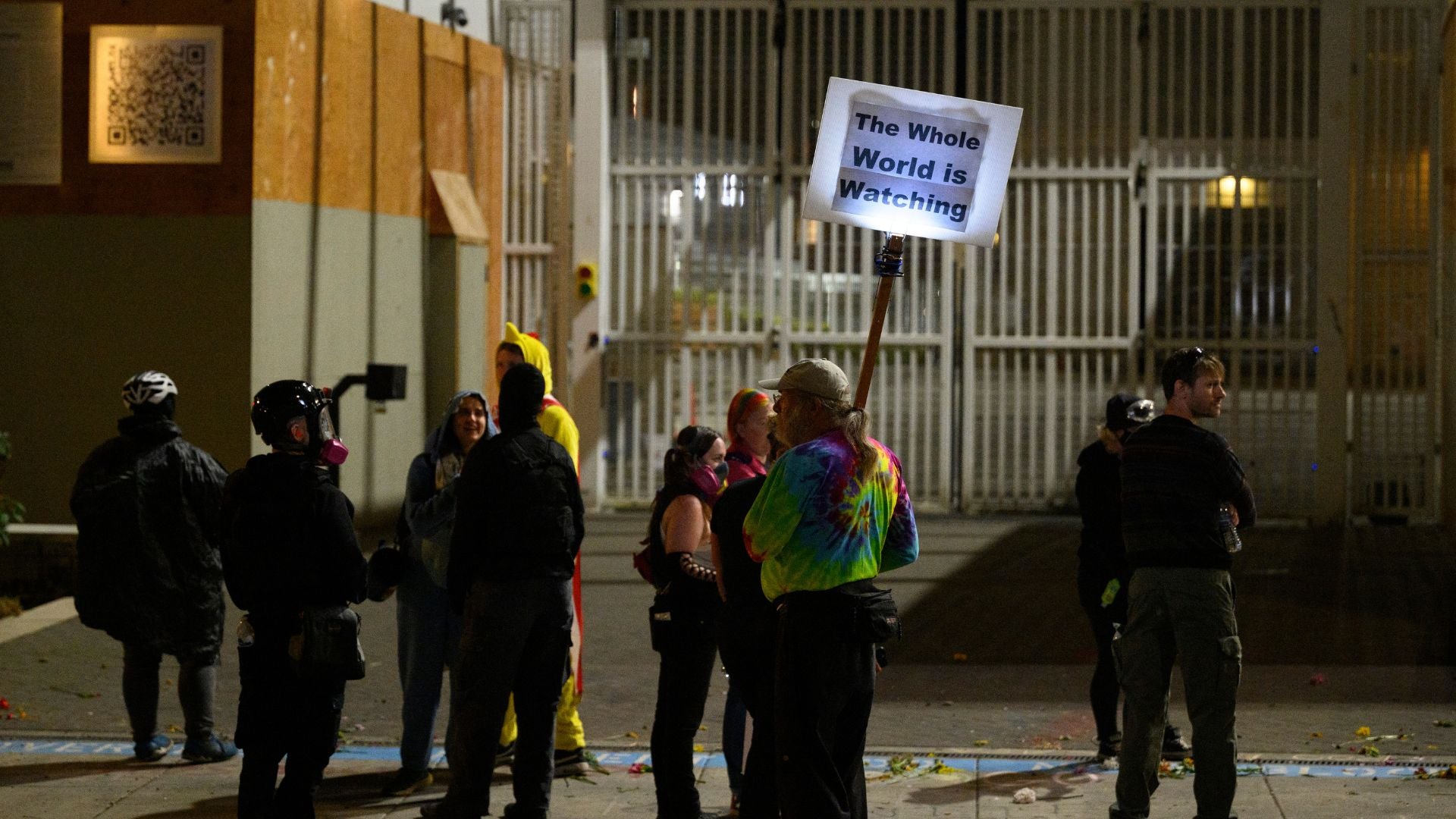 Protestas en Portland (AFP)