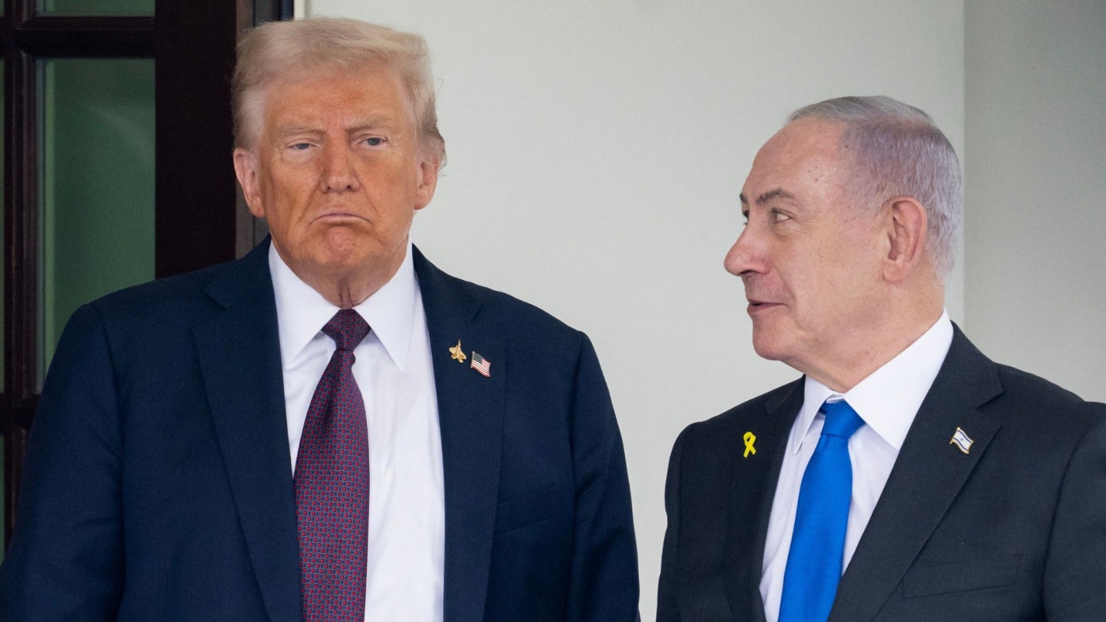 Donald Trump y Benjamín Netanyahu / FOTO: AFP
