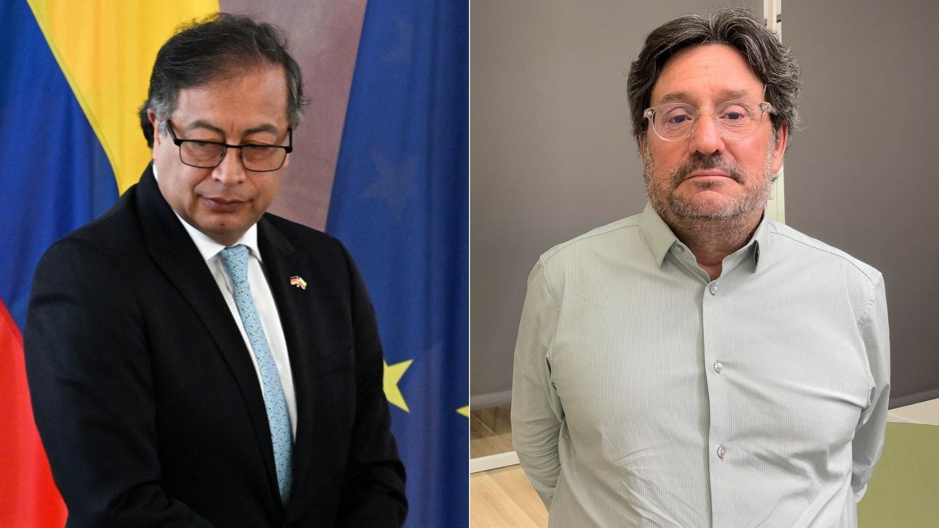 Gustavo Petro/ Francisco Santos - Fotos EFE