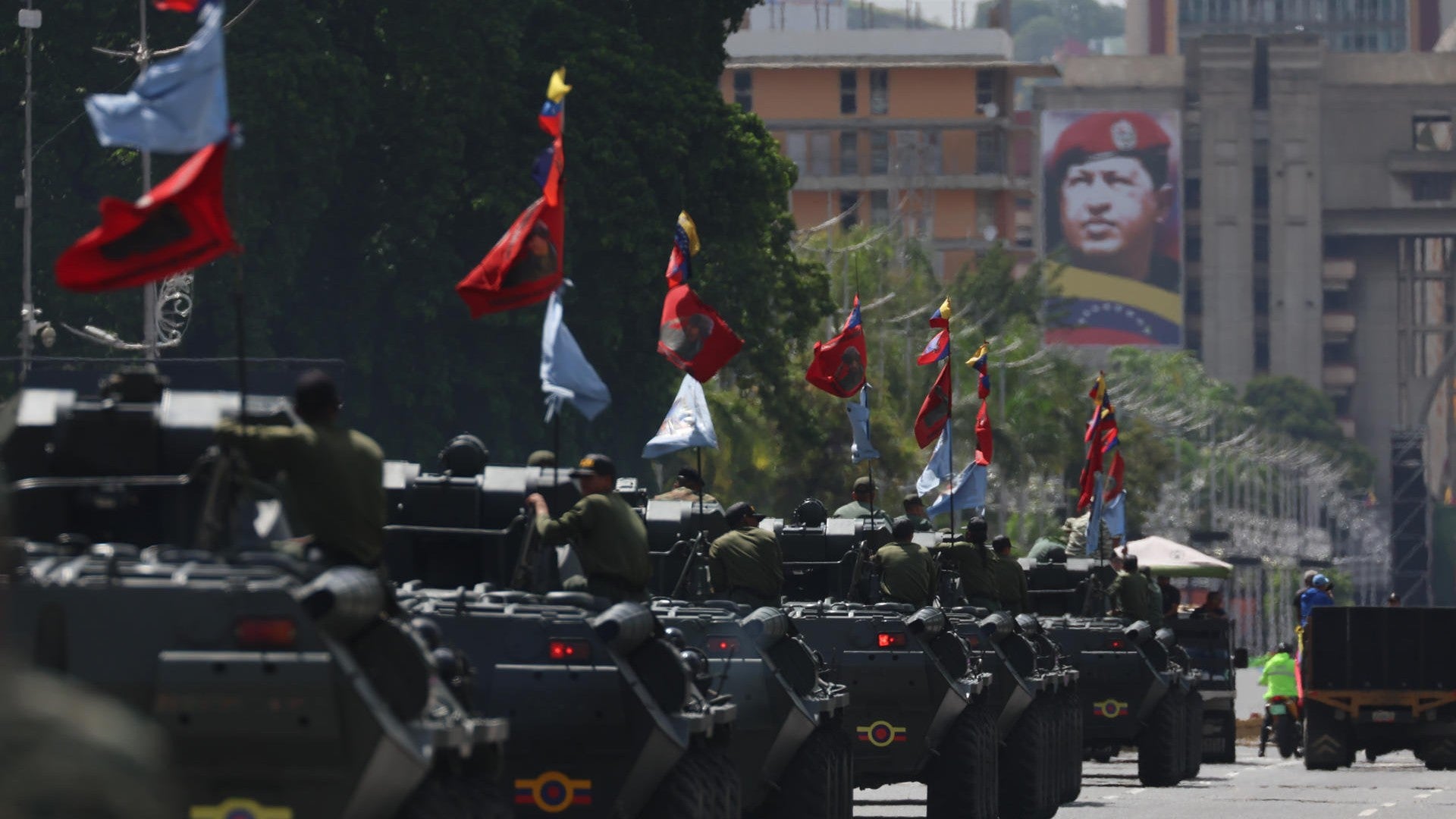 Ejercicio militar en Caracas, Venezuela - Foto: EFE