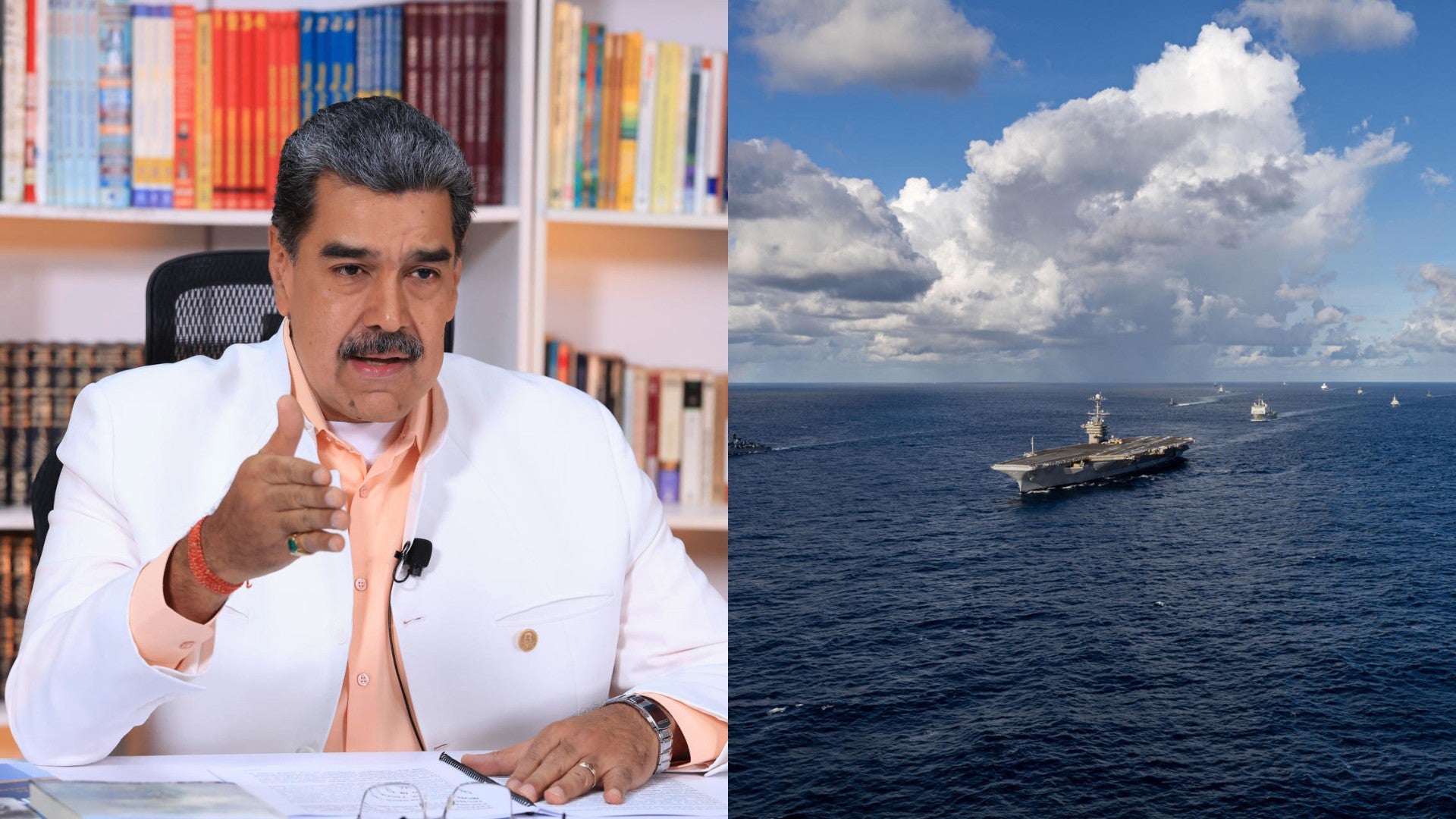 Nicolás Maduro y despliegue militar en el Caribe - Foto: EFE