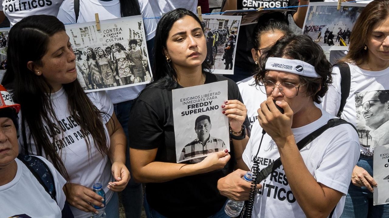 Aurora Silva, esposa del politico venezolano Freddy Superlano - Foto: EFE
