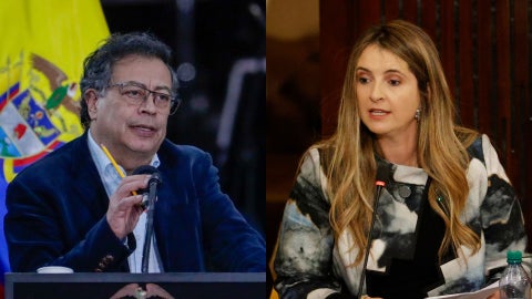 Gustavo Petro - Paloma Valencia (EFE)