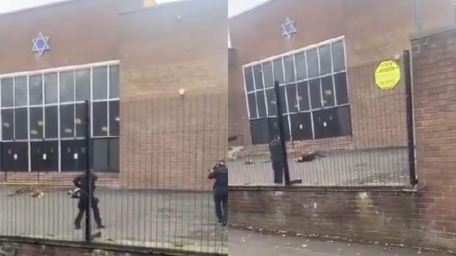 Ataque a sinagoga en Manchester / FOTO: Captura de pantalla