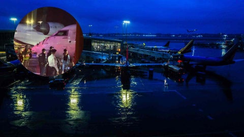 En Aeropuerto LaGuardia - AFP