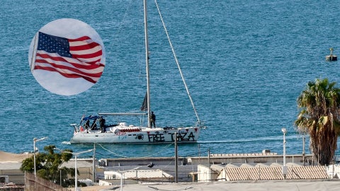 EE. UU., cataloga como una provocación deliberadamente e innecesaria la Flotilla Global Sumud - Fotos: EFE y Canva