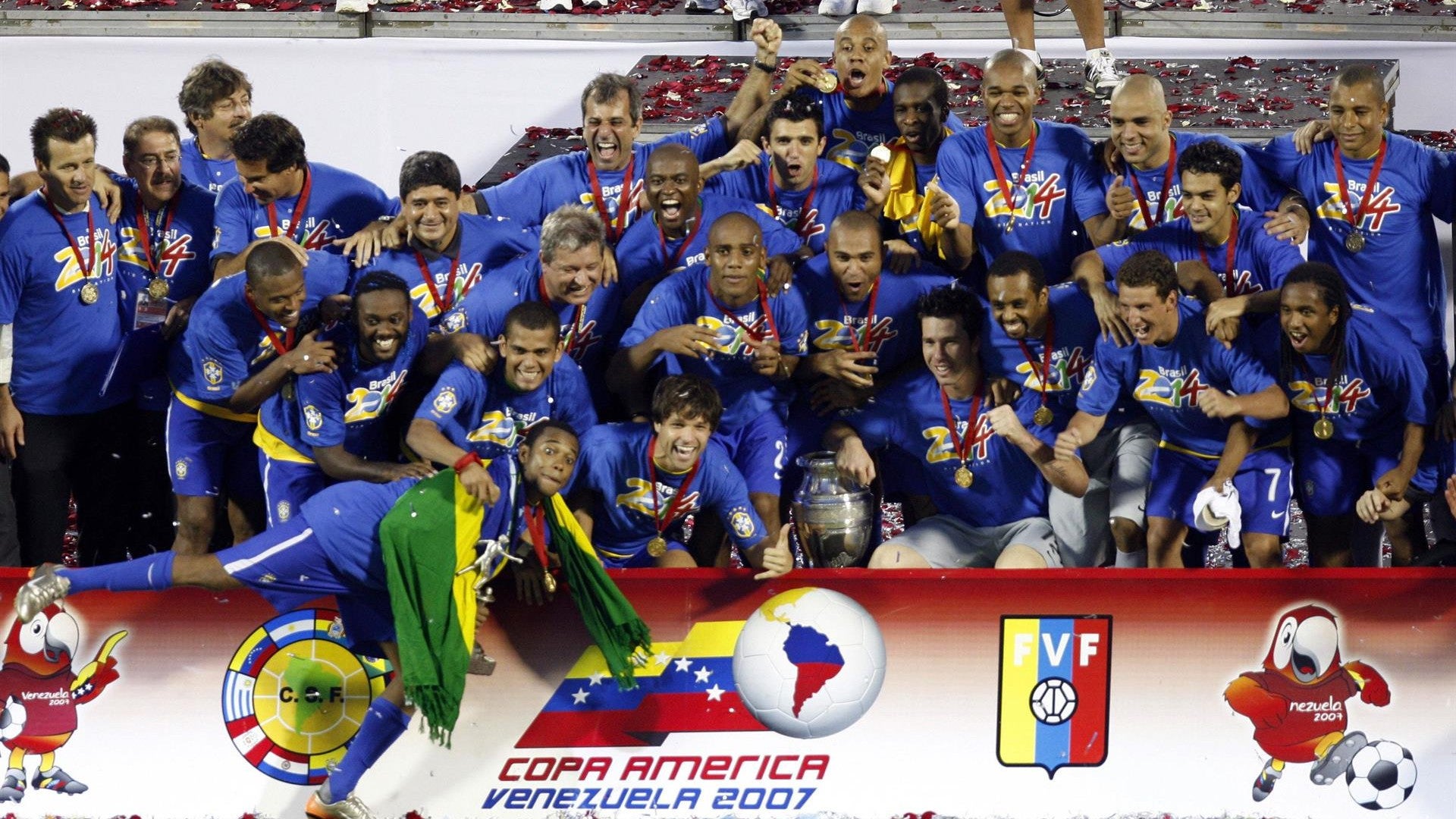 Brasil campeón de la Copa América 2007 - Foto: EFE