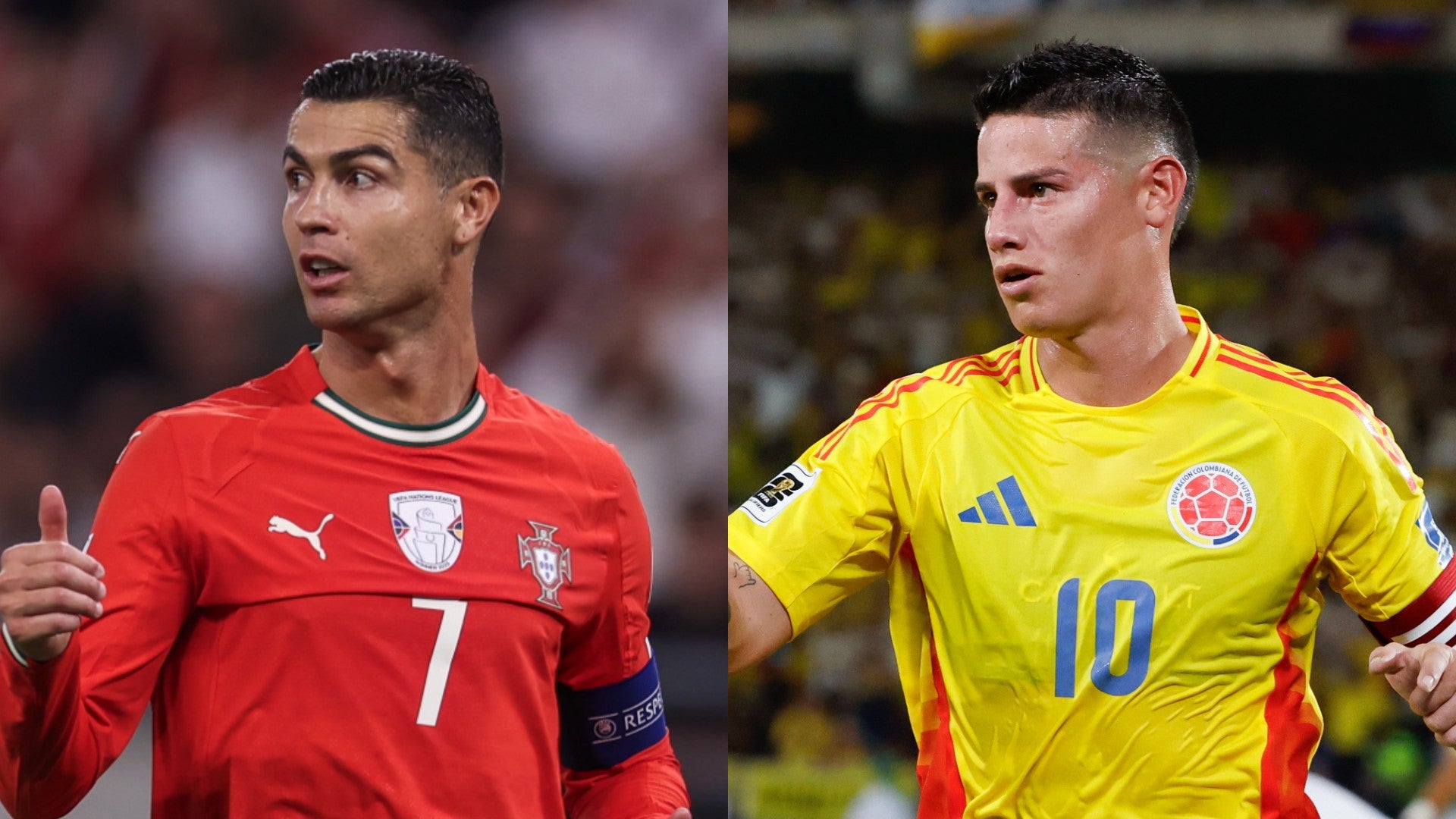 Cristiano Ronaldo y James Rodríguez | Foto: EFE