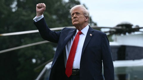 Donald Trump, presidente de EE. UU. (AFP)