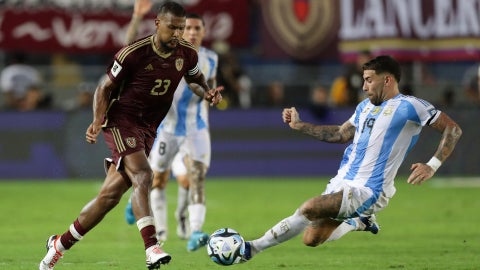 Argentina ante Venezuela - Foto: EFE