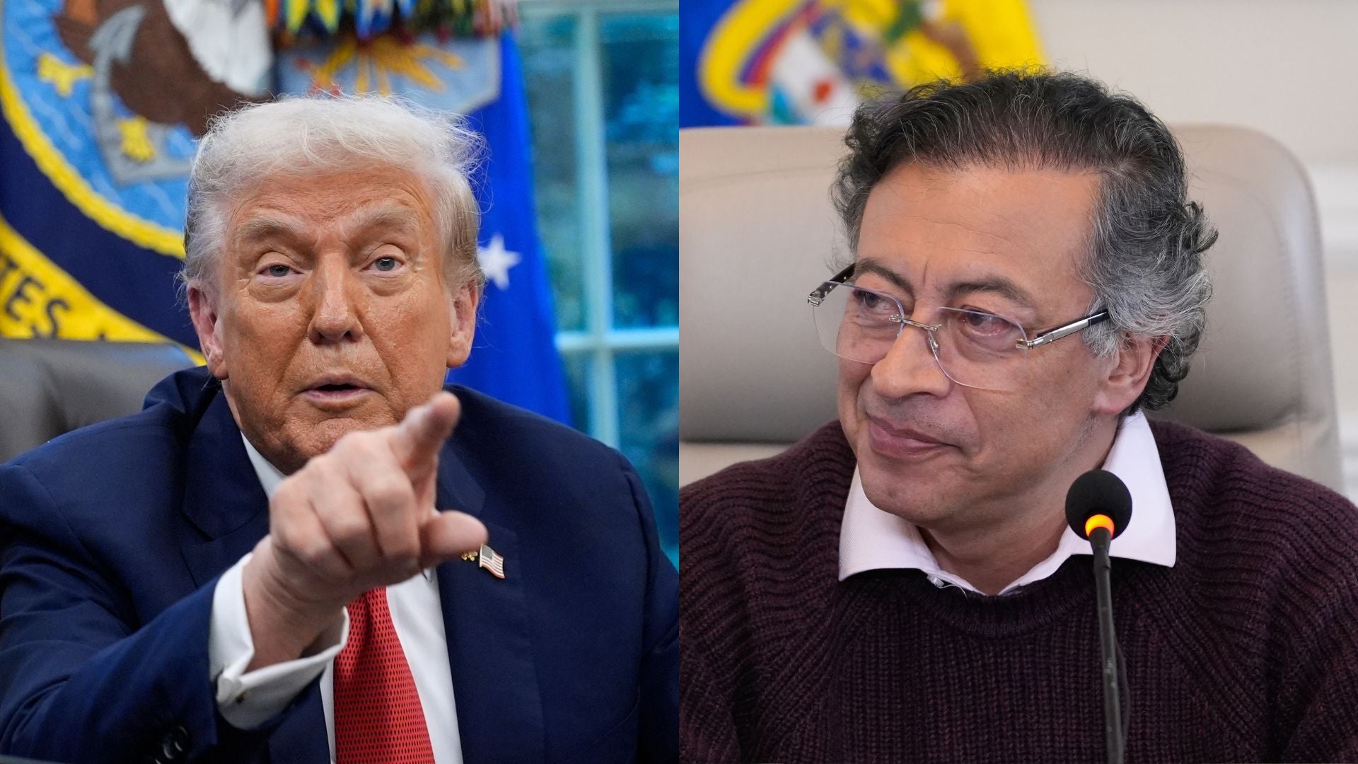 Donald Trump - Gustavo Petro (EFE)