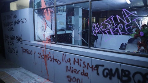 Protestas propalestinas en Colombia | Foto: EFE