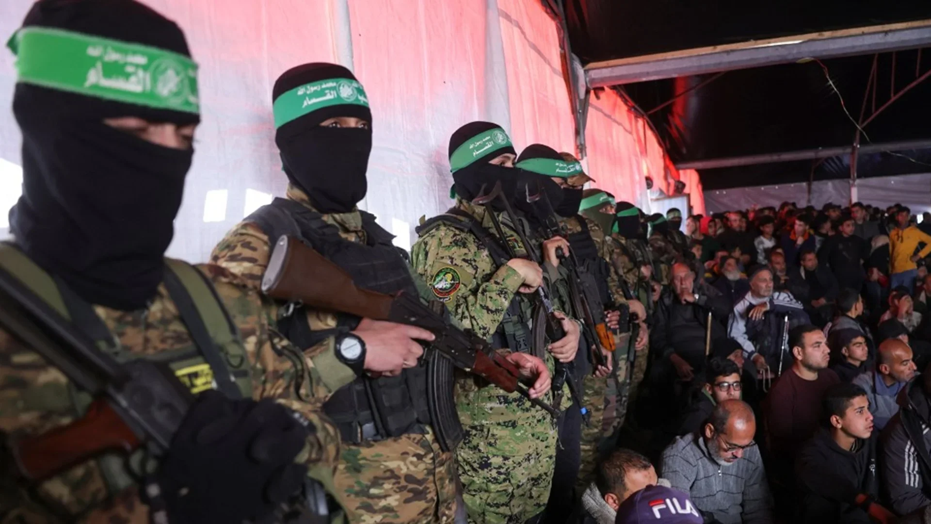 Foto de militantes de Hamás (EFE)