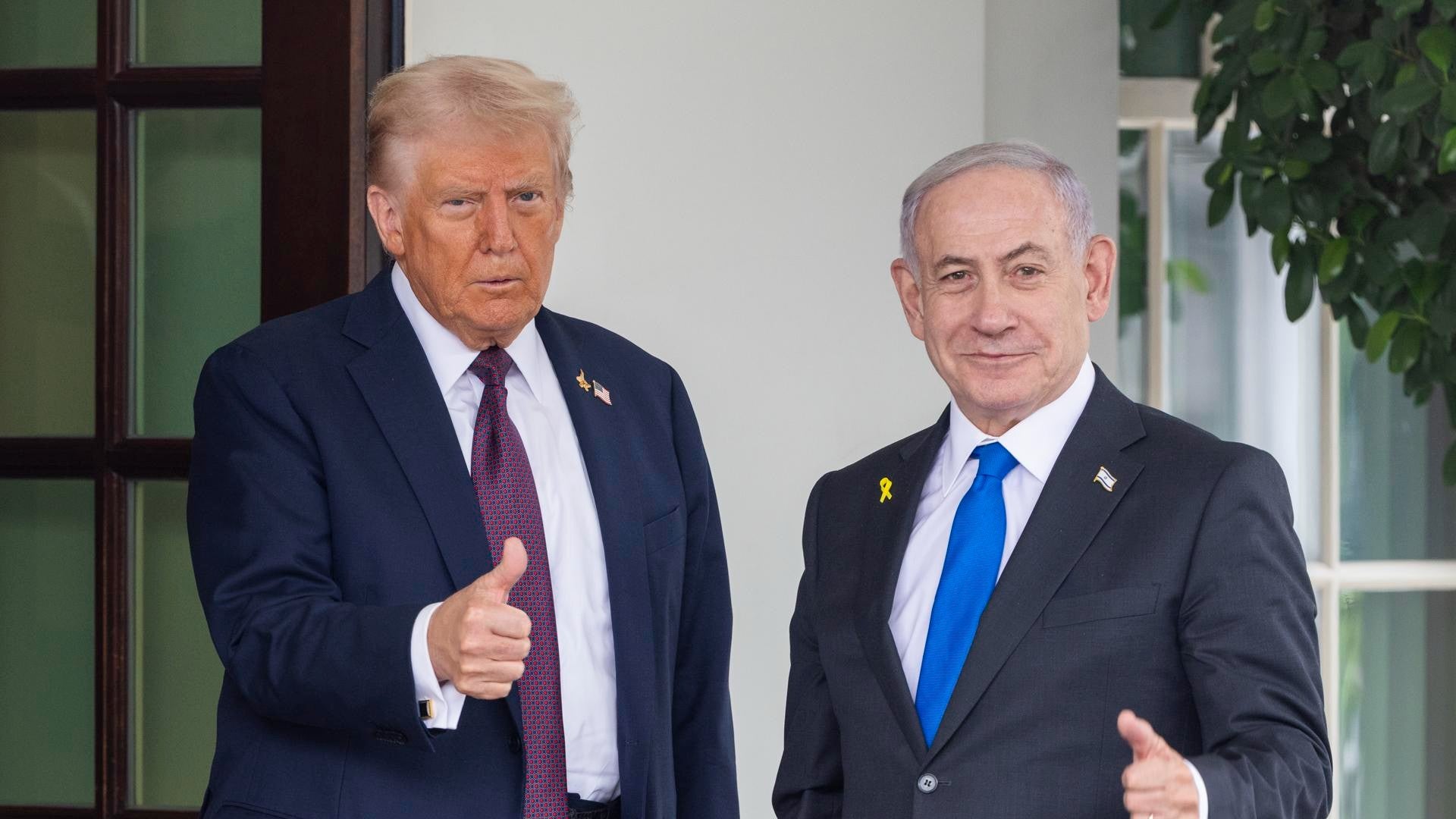 Donald Trump, presidente de Estados Unidos, y Benjamín Netanyahu, primer ministro de Israel - Foto: EFE
