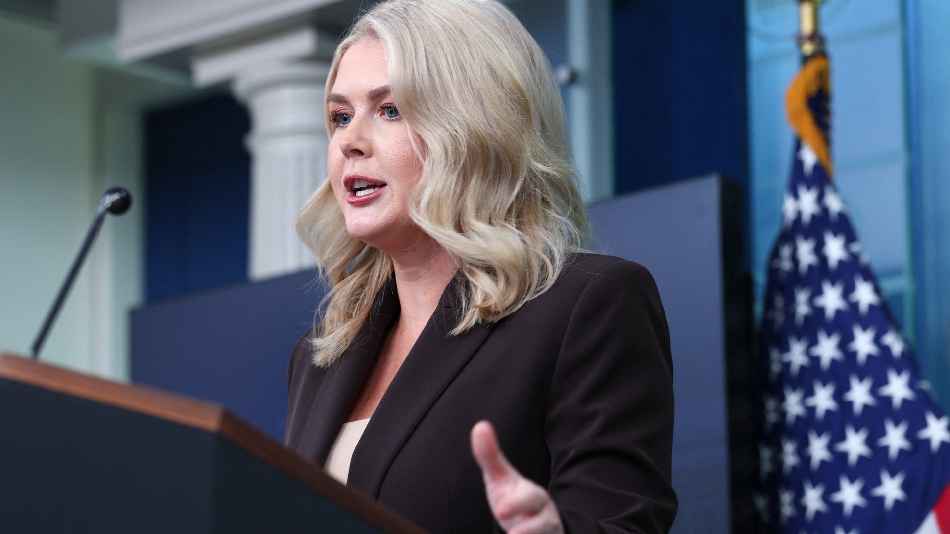 La secretaria de prensa de la Casa Blanca Karoline Leavitt - AFP