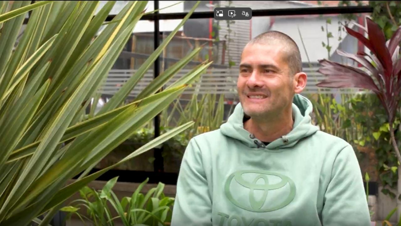 Mauricio Salazar, representante de Colombia en Ultraresistencia - Foto captura: Nuestra Tele Internacional