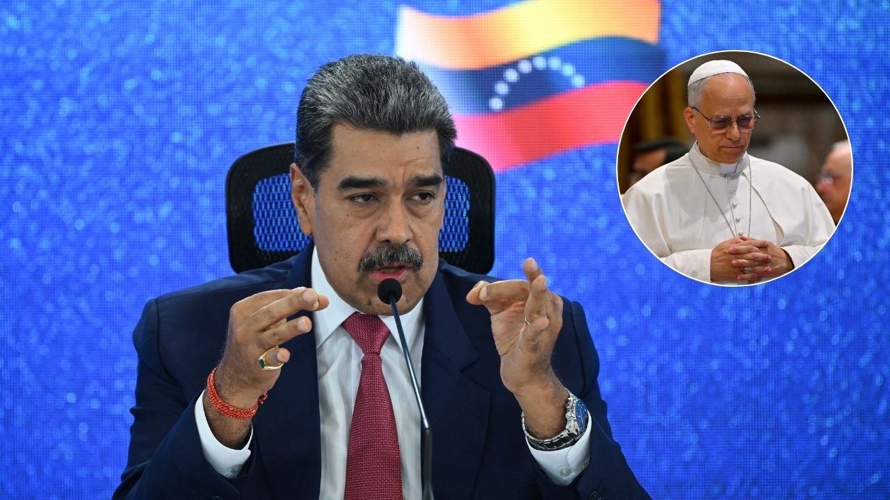 Nicolás Maduro envió carta al papa León - Fotos: AFP