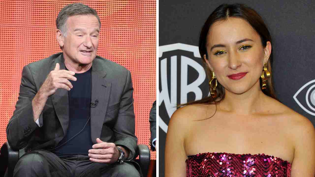 Zelda Williams y Robin Williams - AFP