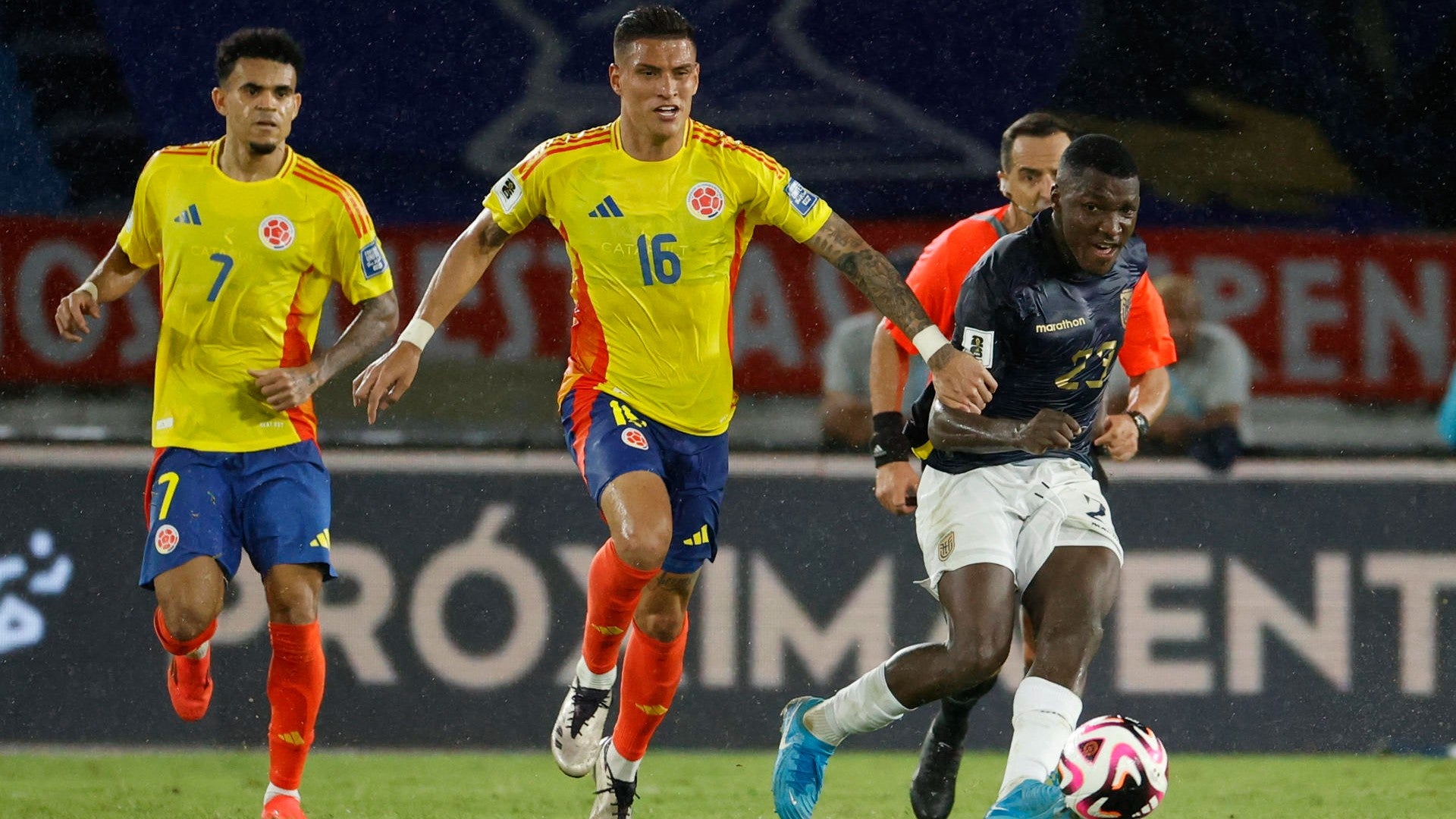 Colombia ante Ecuador en Eliminatorias al Mundial 2026 - Foto: EFE Colombia ante Ecuador en Eliminatorias al Mundial 2026 - Foto: EFE