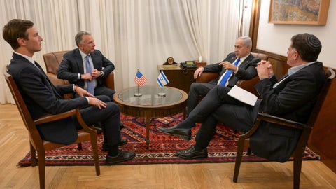 Benjamín Netanyahu se reúne con enviados de Trump - Foto EFE