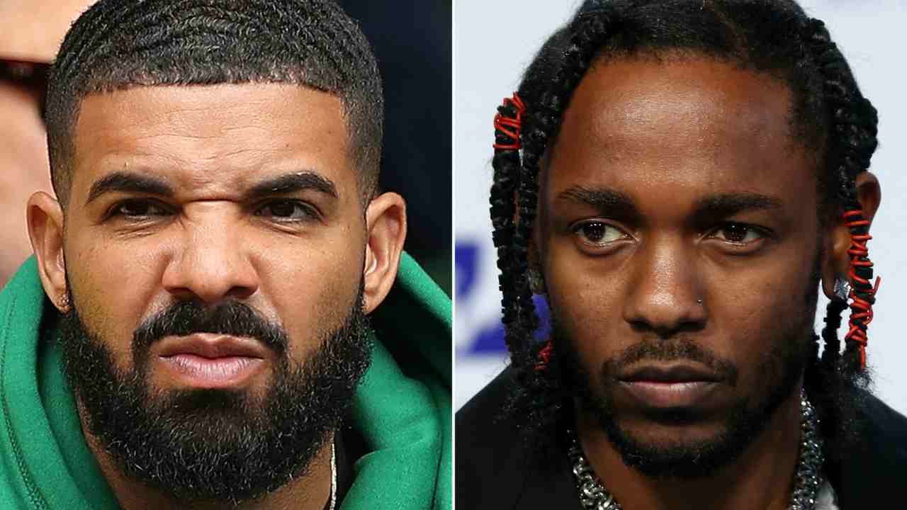 Drake y Kendrick Lamar - AFP Drake y Kendrick Lamar - AFP