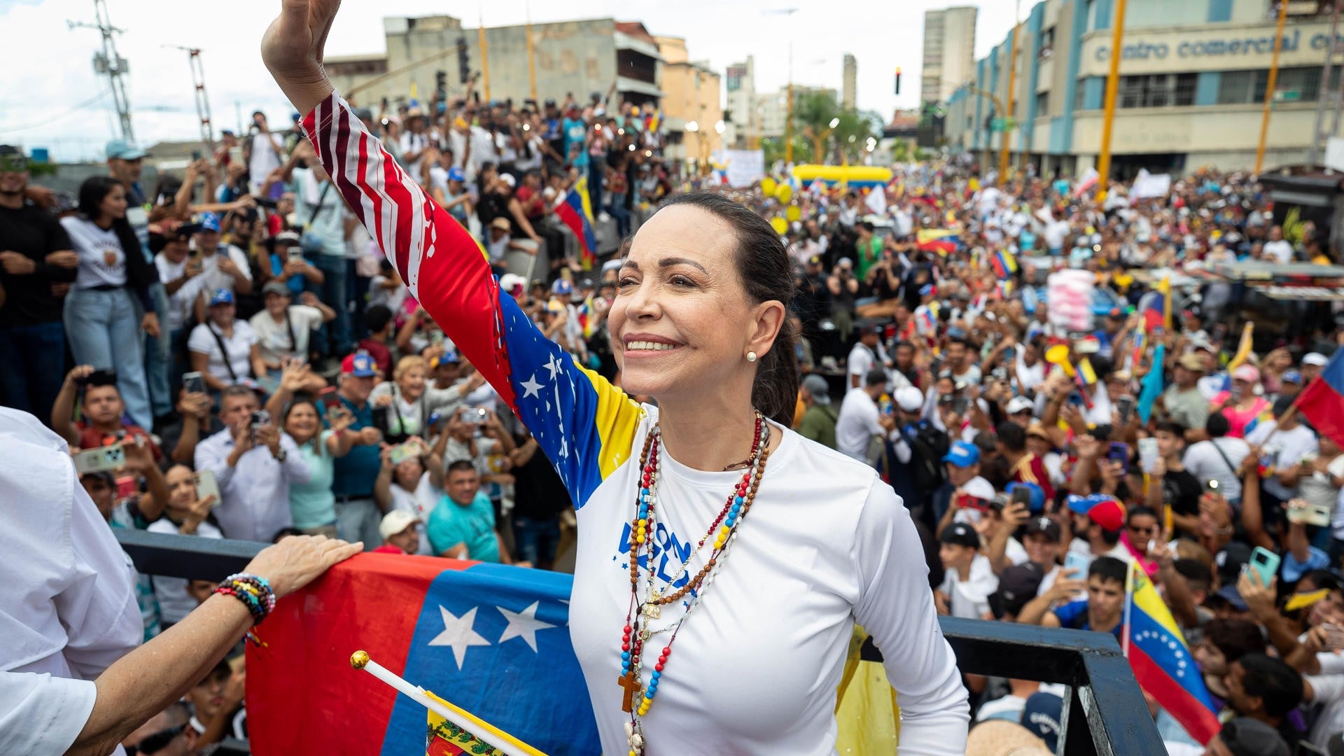 María Corina Machado, líder de la oposición venezolana ganadora del Nobel de Paz / FOTO: EFE