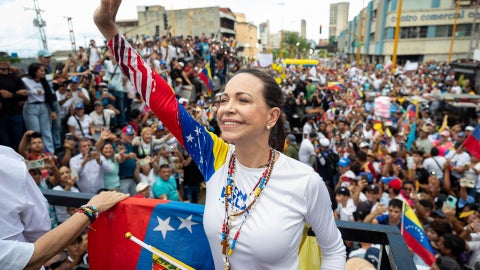 María Corina Machado, líder de la oposición venezolana ganadora del Nobel de Paz / FOTO: EFE