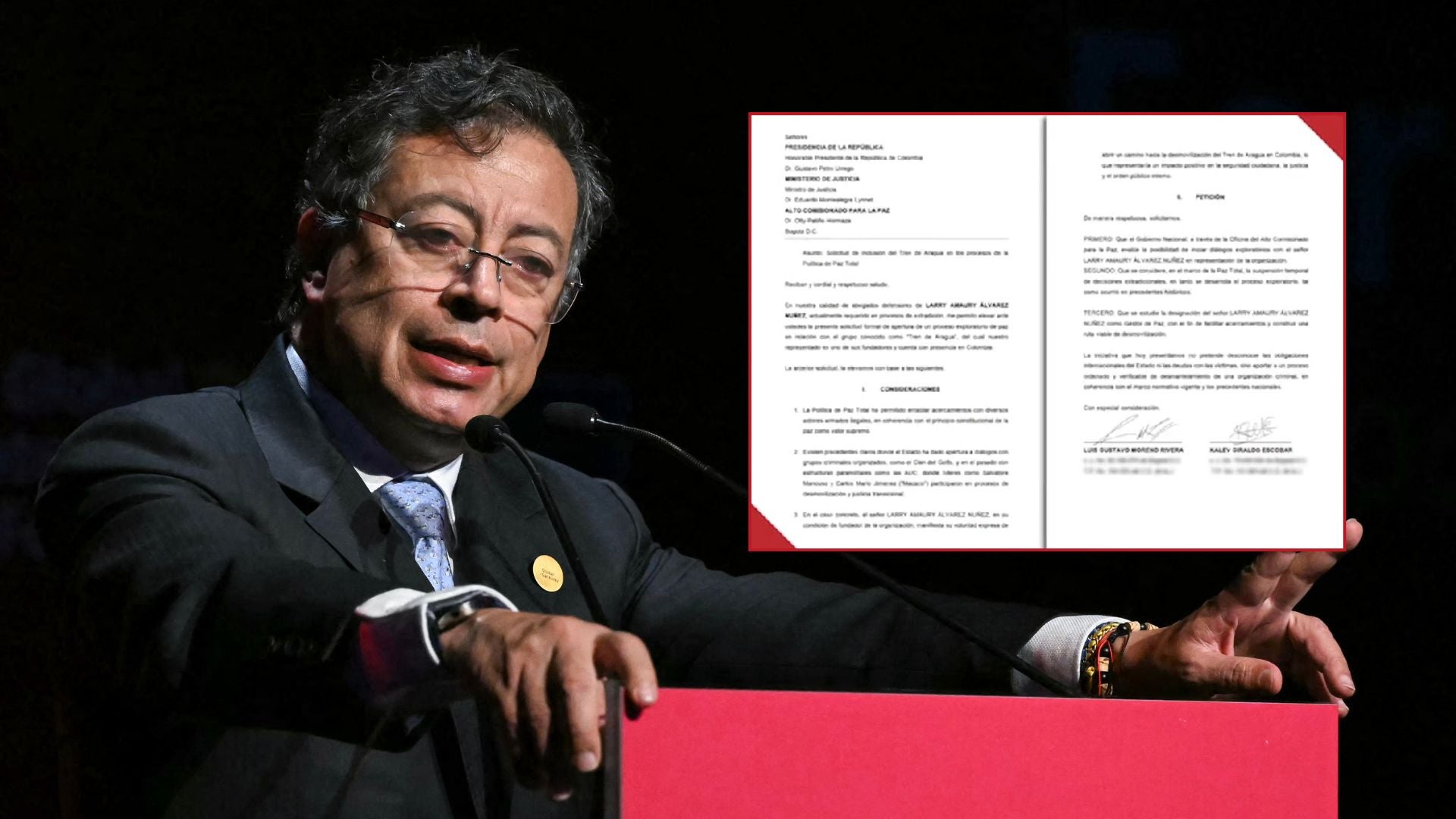 Gustavo Petro - Foto AFP/ Carta Larry Álvarez - Foto Noticias RCN Gustavo Petro - Foto AFP/ Carta Larry Álvarez - Foto Noticias RCN