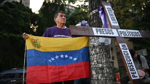 Manifestantes en Venezuela - Foto EFE