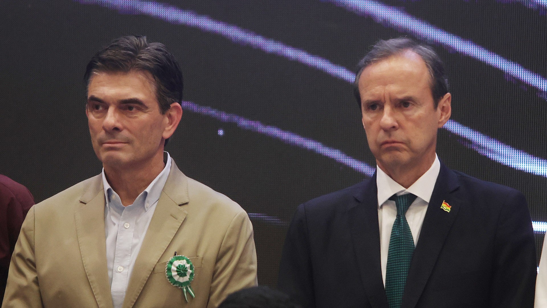 Rodrigo Paz y Jorge 'Tuto' Quiroga, candidatos a la presidencia de Bolivia - Foto: EFE