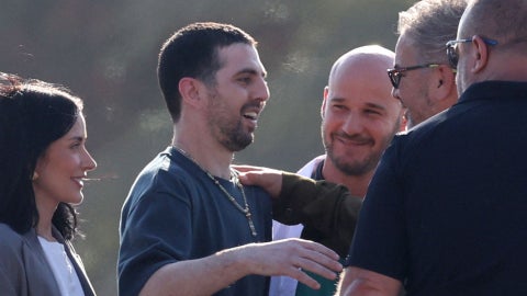 El colombo-israelí Elkana Bohbot, liberado por Hamás - Foto AFP