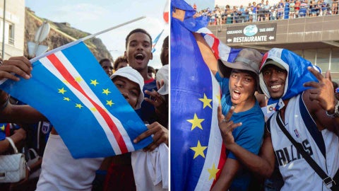 Celebraciones en Cabo Verde tras clasificación al Mundial - AFP