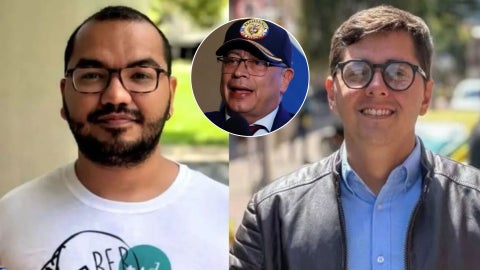 Yendri Velásquez y Luis Peche Arteaga