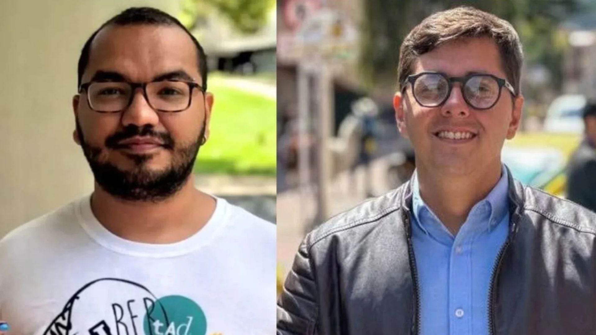 Luis Peche Arteaga y Yendri Velásquez activistas venezolanos