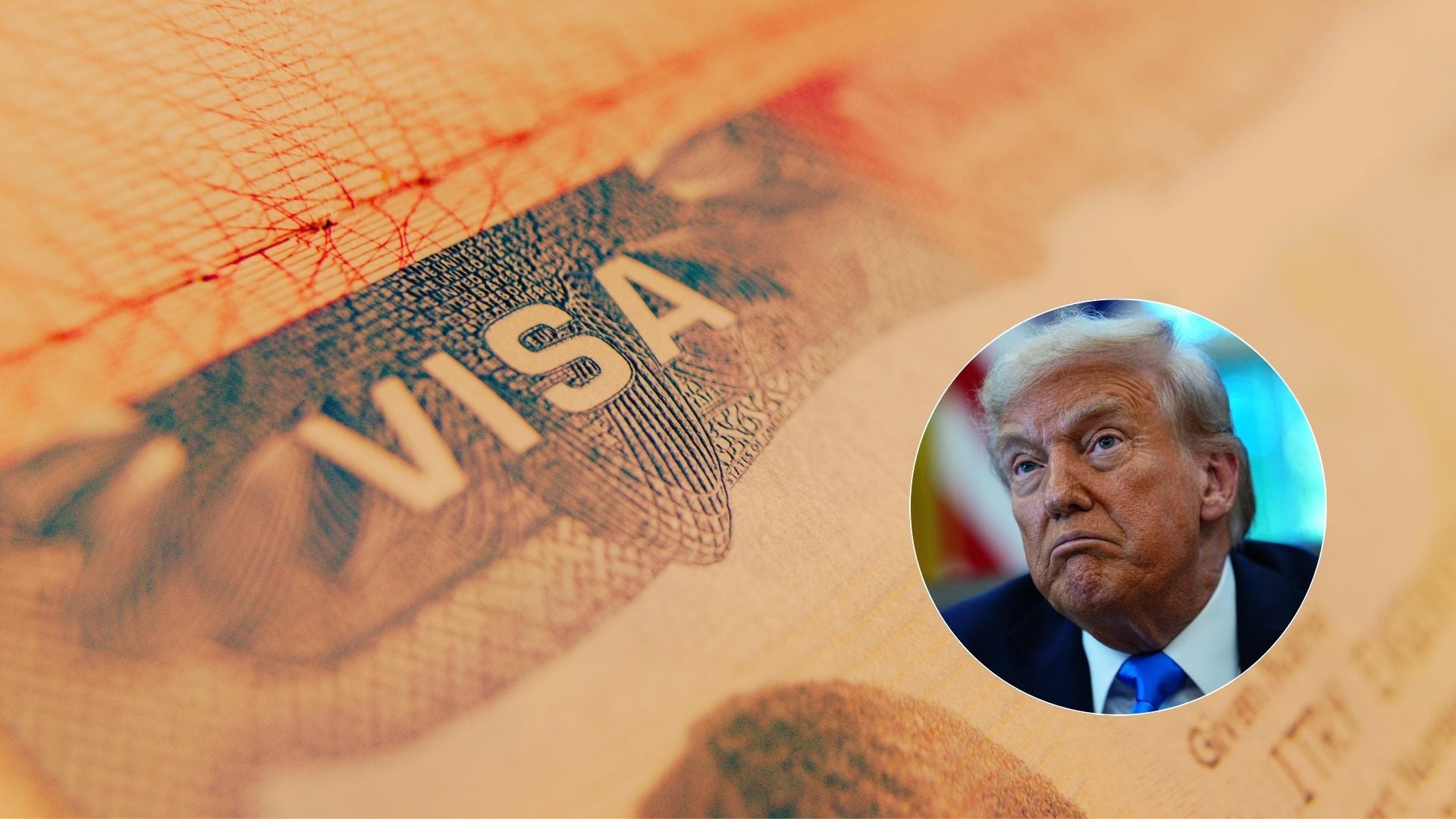 Visa - Foto de referencia Canva/ Donald Trump - Foto EFE