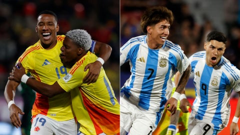 Colombia y Argentina por un cupo a la final del Mundial Sub-20 - Fotos: AFP