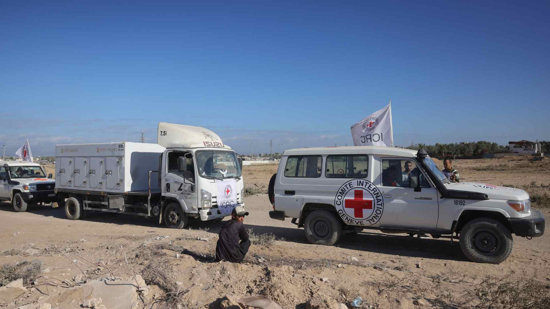 Rehenes en la Franja de Gaza - AFP