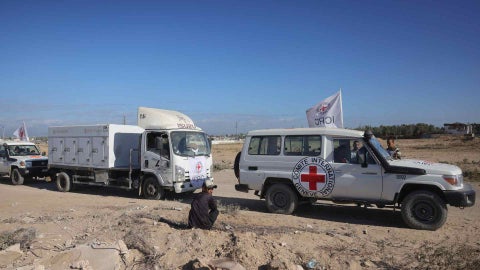 Rehenes en la Franja de Gaza - AFP