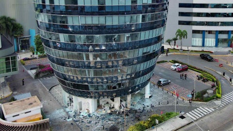 Atentado en Ecuador - AFP