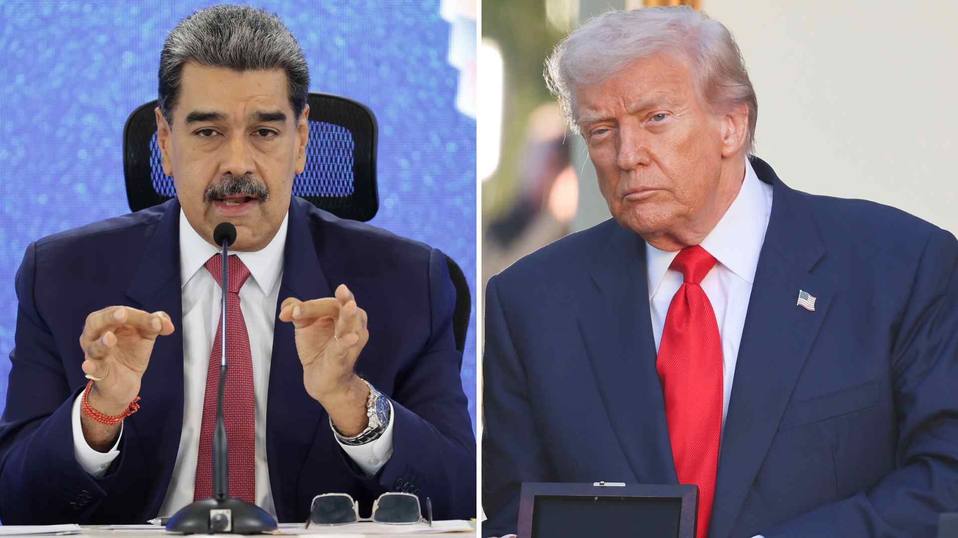 Nicolás Maduro y Donald Trump - EFE