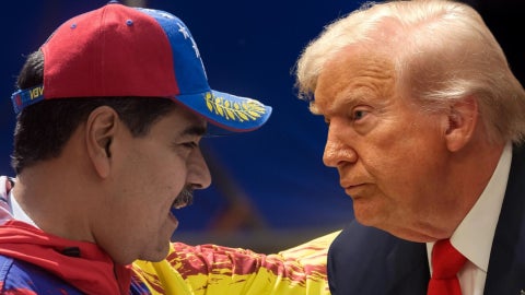 Nicolás Maduro y Donald Trump