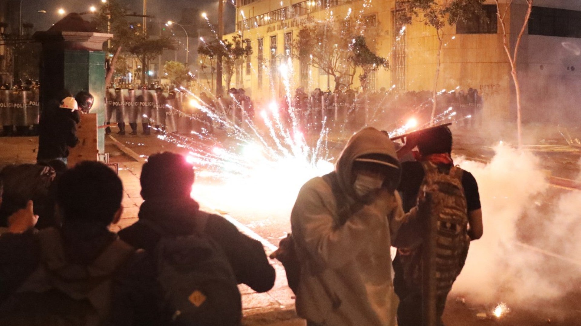 Protestas en Lima. (AFP)