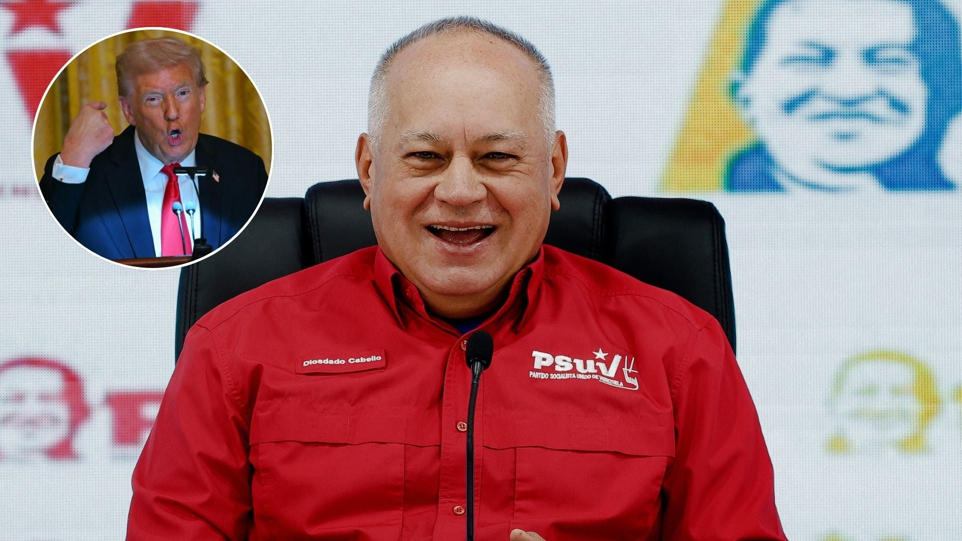 Diosdado Cabello se pronunció tras la autorización de Donald Trump a la CIA - Fotos: AFP
