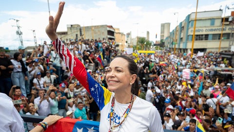 María Corina Machado, líder opositora venezolana, Premio Nobel de Paz 2025 - Foto EFE