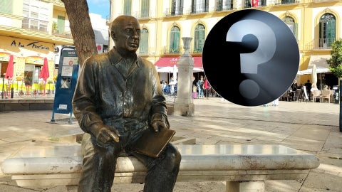 Escultura de Pablo Picasso en Málaga - Foto EFE/ Signo de interrogación - Foto de referencia Canva