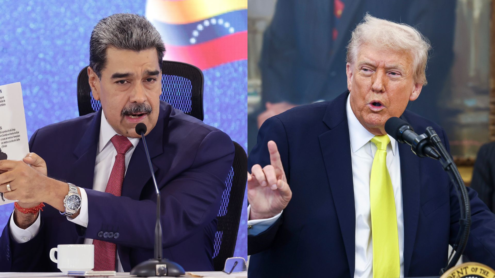 Nicolás Maduro y Donald Trump (EFE)