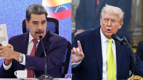 Nicolás Maduro y Donald Trump (EFE)