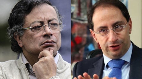 Gustavo Petro y José Manuel Restrepo.
