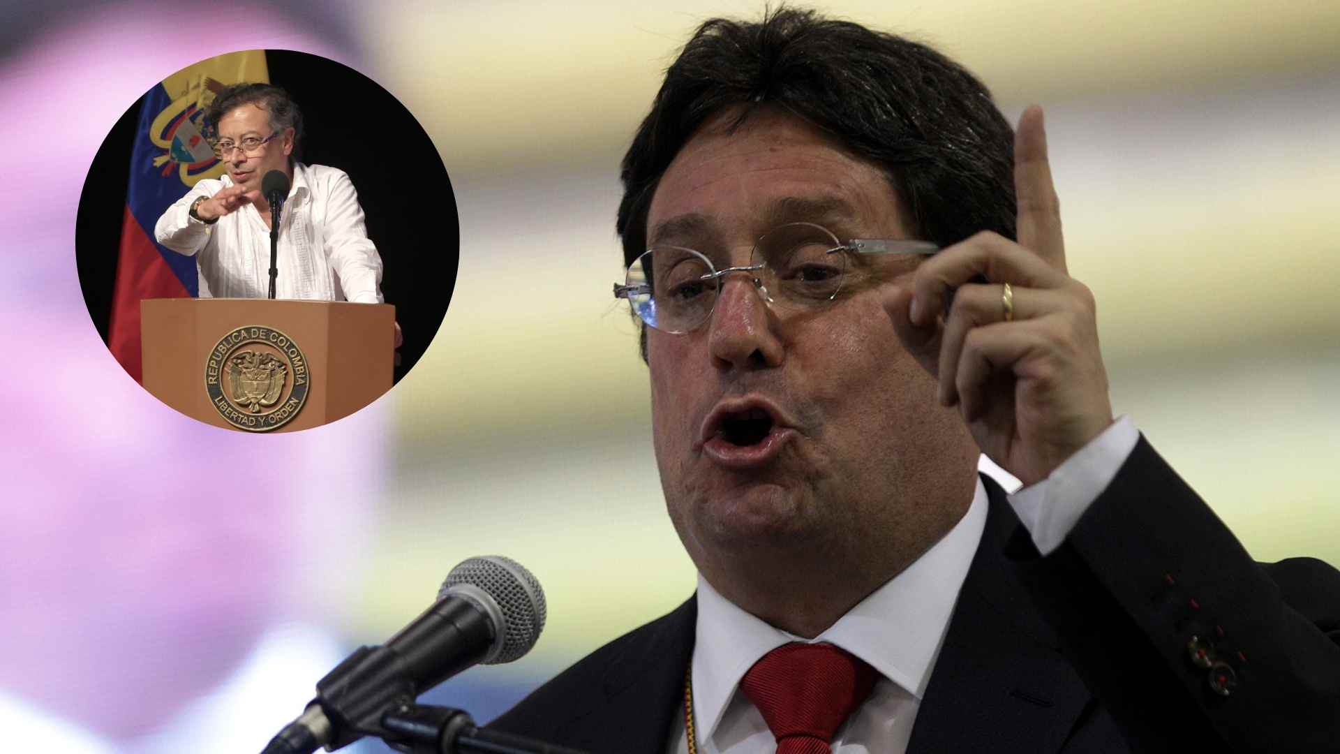Pacho Santos y Gustavo Petro - EFE