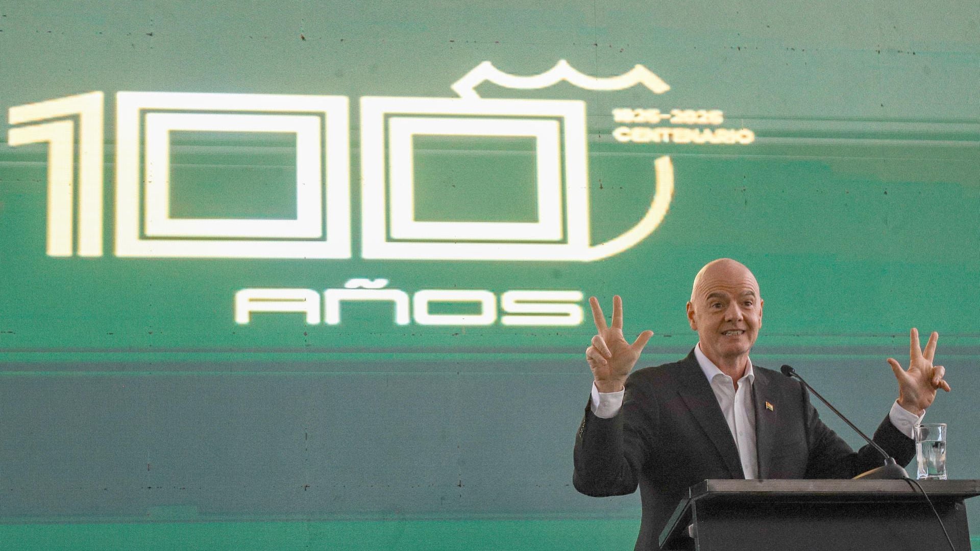 Gianni Infantino presidente de la FIFA y su compromiso con la FBF en su centenario - Foto: EFE Gianni Infantino presidente de la FIFA y su compromiso con la FBF en su centenario - Foto: EFE